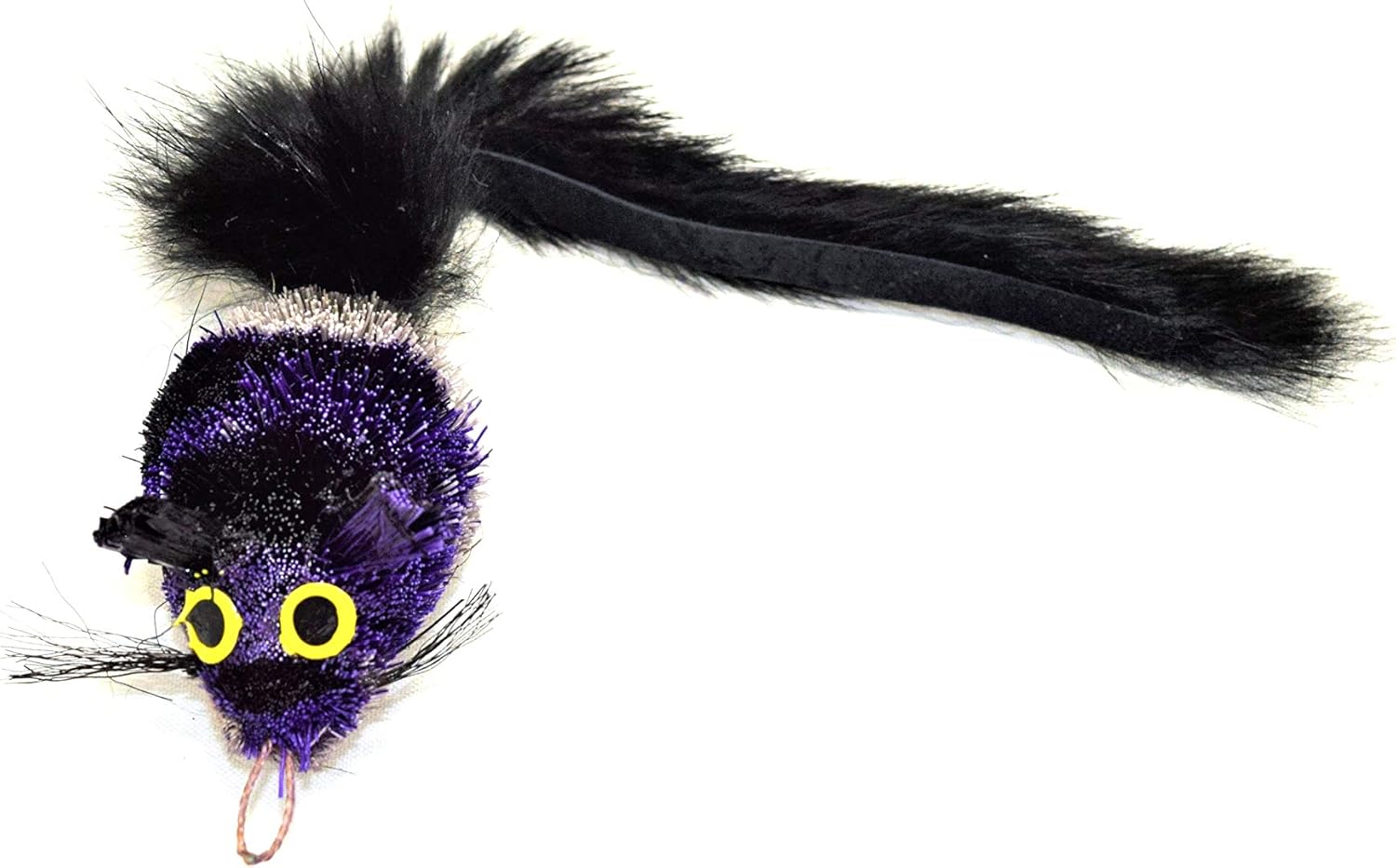 purple mouse cat toy