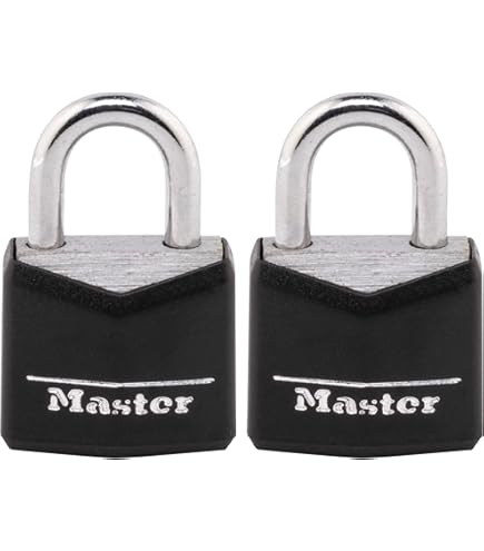 2Set Mini Padlocks Set Luggage Locks with 2 Keys Waterproof Safely