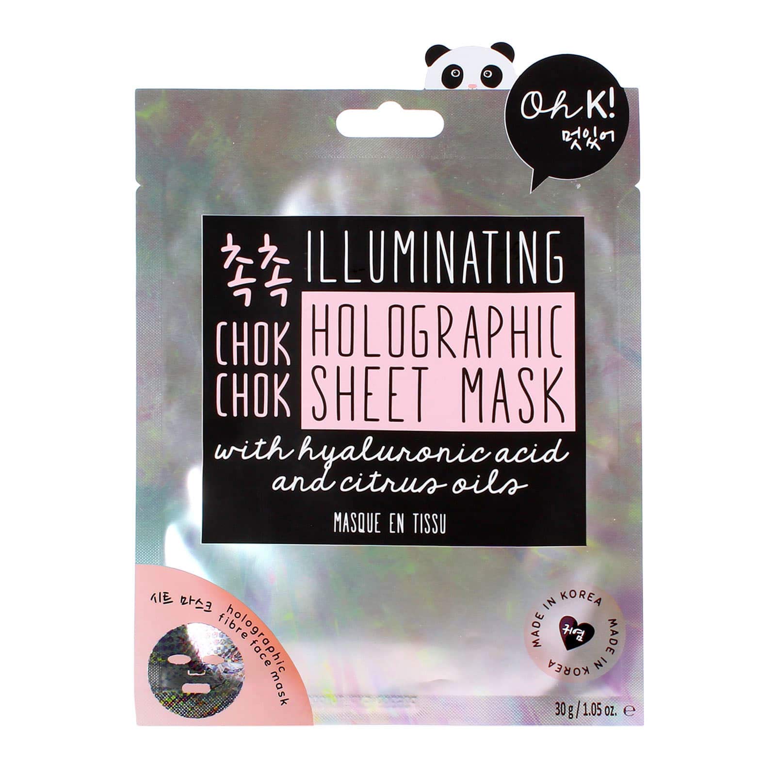 Oh K! Chok Illuminating Holographic Sheet Mask, NPW85853