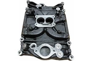 MARINE ENGINES 4 LESS New 4.3L, 262 CID 2 barrel Vortec Marine Intake Manifold Assembly. Replaces Mercruiser 824324T02, Volvo Penta 3855805