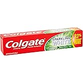 Colgate Sparkling Mint Zing Gel Toothpaste, white mint,spearmint, 8 Ounce