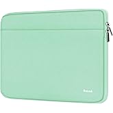 Laptop Sleeve Case 15.6 inch, Shockproof Protective Notebook Cover with Accessory Pocket, Carrying Laptop Bag for HP, ASUS, Dell, Lenovo, Acer, Light Blue