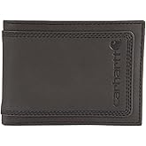 Carhartt Men’s Leather Triple Stitch Wallet, Durable Full-Grain Leather Bifold, Trifold & Rodeo Styles, Gifts for Men