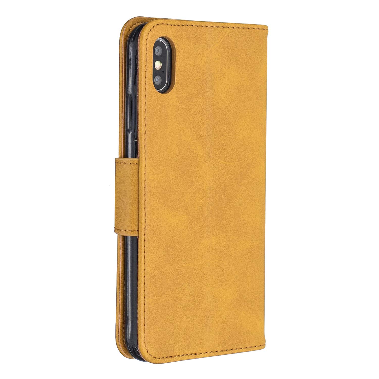 NEXCURIO iPhone XS Max Wallet Case with Card Holder Folding Kickstand