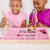 Melissa & Doug Magnetic Dress Up Dolls 3+ yrs Wooden Fashion Craft Toy Kids Ages view 5