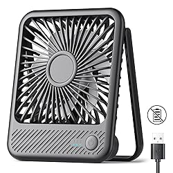 Koonie USB Desk Fan, Strong Wind Ultra Quiet Small