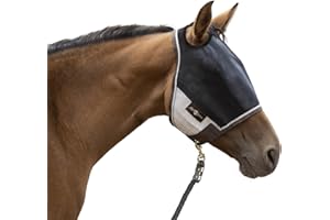 KENSINGTON PROTECTIVE PRODUCTS Kensington 90% UV Fly Mask CatchMask UViator - Without Ears & Forelock Freedom Web Trim Size: L-Avg Color: 500 - Desert Sand
