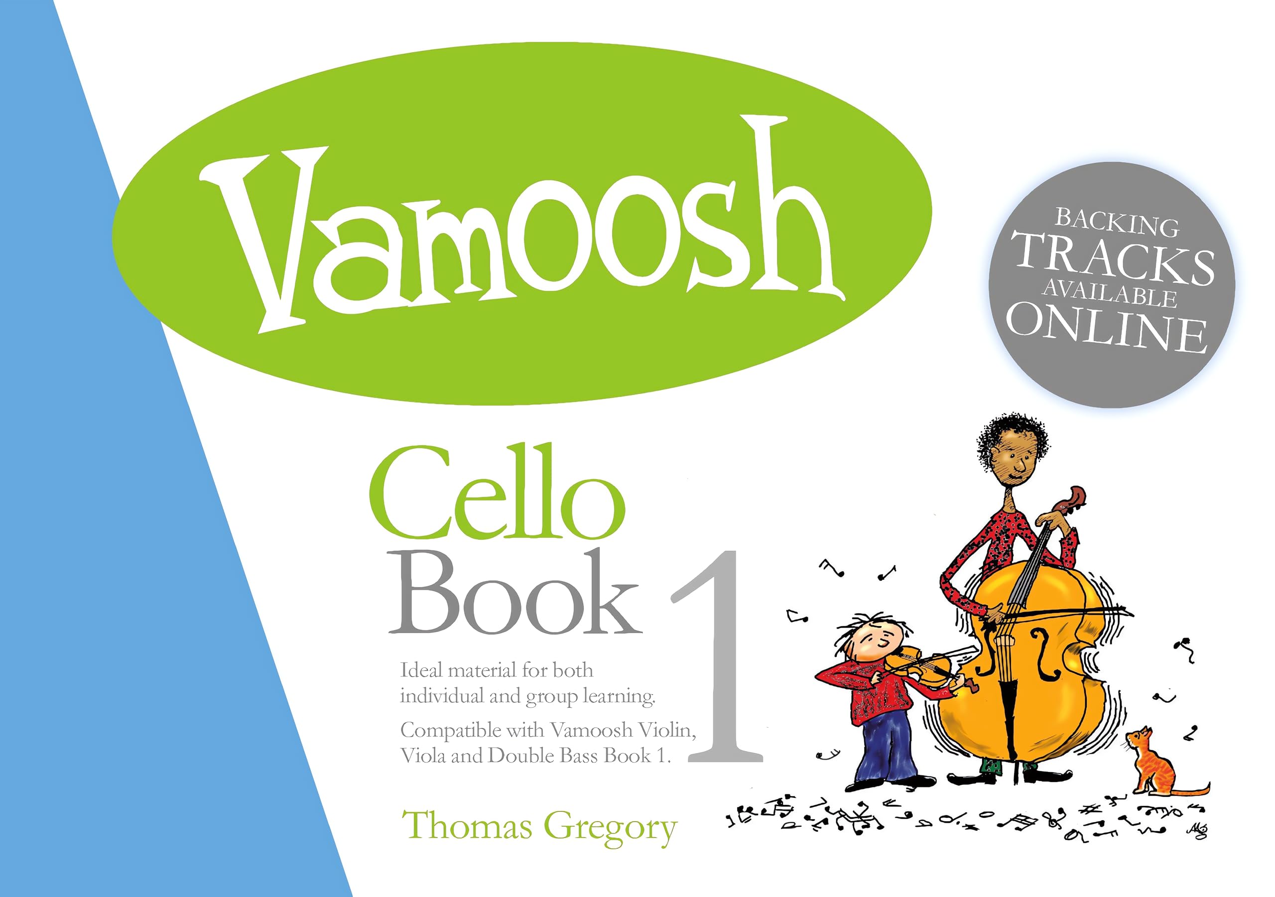 Vamoosh - Cello Book 1 | Sheet Music With CD and Online Resources Included | Easy Cello Method for Young Learners and Beginners | Fun Songbook for Classroom and Private Lessons