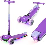 Zoom Cruzer Kids 3 Wheel Scooter Light Up Deck Wheels Adjustable Height 4-8 view 9