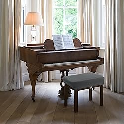 BUYUE Luxury Piano Bench Cover, (20"- 27") L x