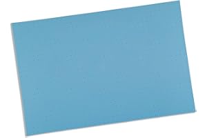 Rolyan Splinting Material Sheets, Ezeform, Blue, 1/8" x 18" x 24", 1% Perforated, 4 Sheets
