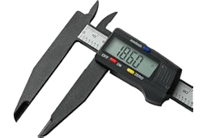 SCITOOLS Digital Caliper 0-8"Measuring Tool, Micrometer Caliper with Auto-Off Feature, Interchangeable Between inches and millimeters for Jewelry Measurement and 3D Printing