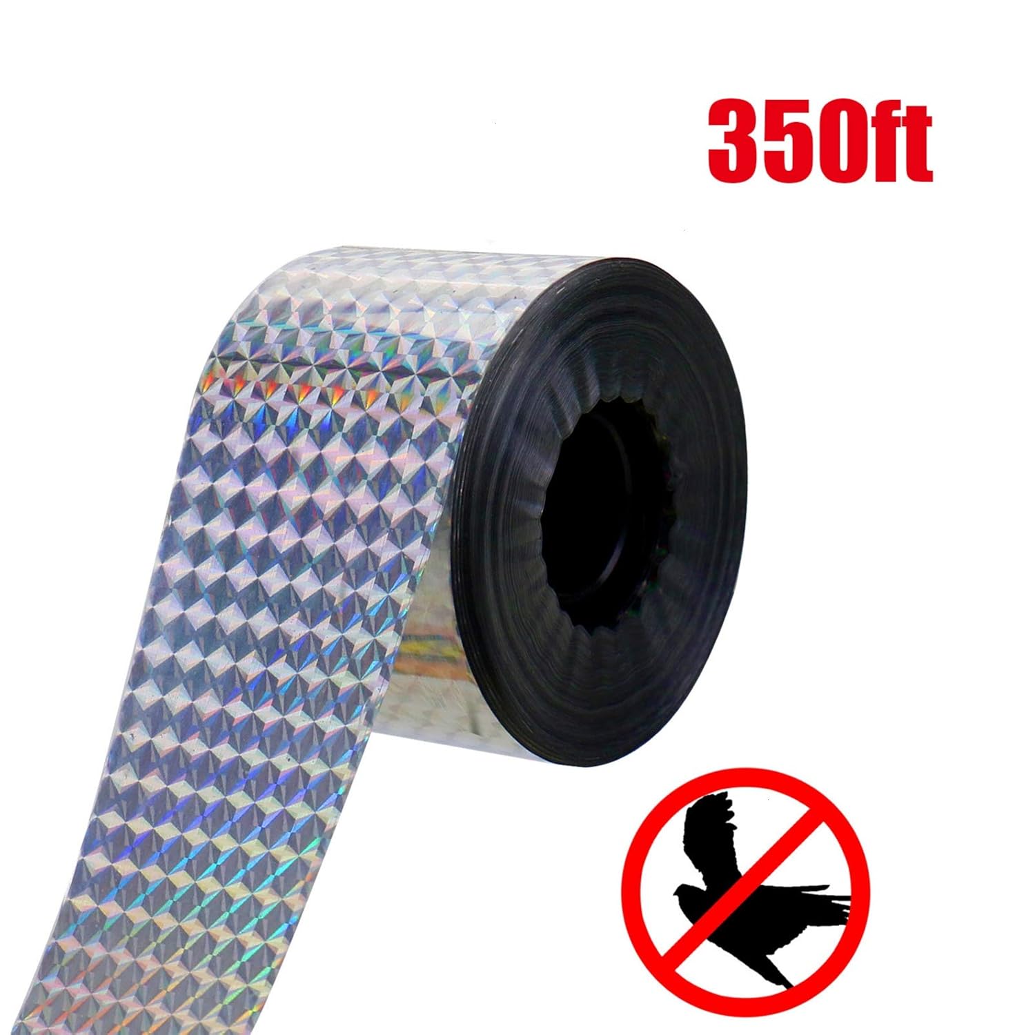 AQUEENLY Bird Repellent Tape, 350ft x 1.89'' Bird