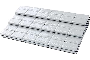 ZERINT 1oz 108pcs Grey Adhesive wheel balance weights for cars, trucks, SUVs, motorcycles, and other vehicles.