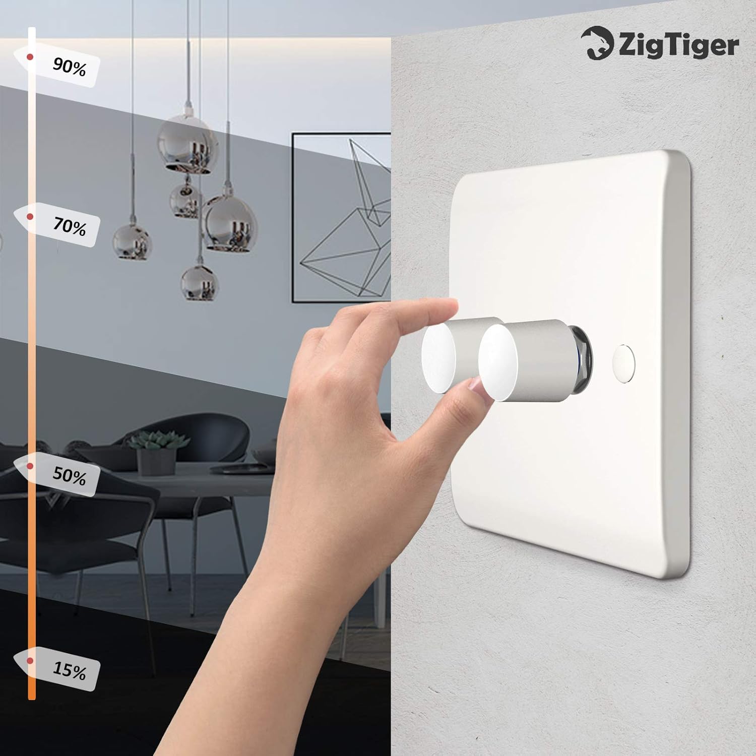 Zigtiger LED Dimmer Switch, Dimmer Switch for Dimmable Led Lights