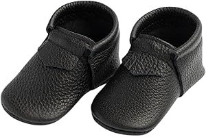 Freshly Picked First Pair City Leather Moccasins - Unisex Baby Shoes, Soft Sole, Crib Shoes