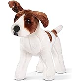 Melissa &amp; Doug Giant Jack Russell Terrier - Lifelike Stuffed Animal Dog (Over 12 inches Tall)