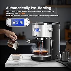 COWSAR Espresso Machine 20 Bar, Semi-Automatic