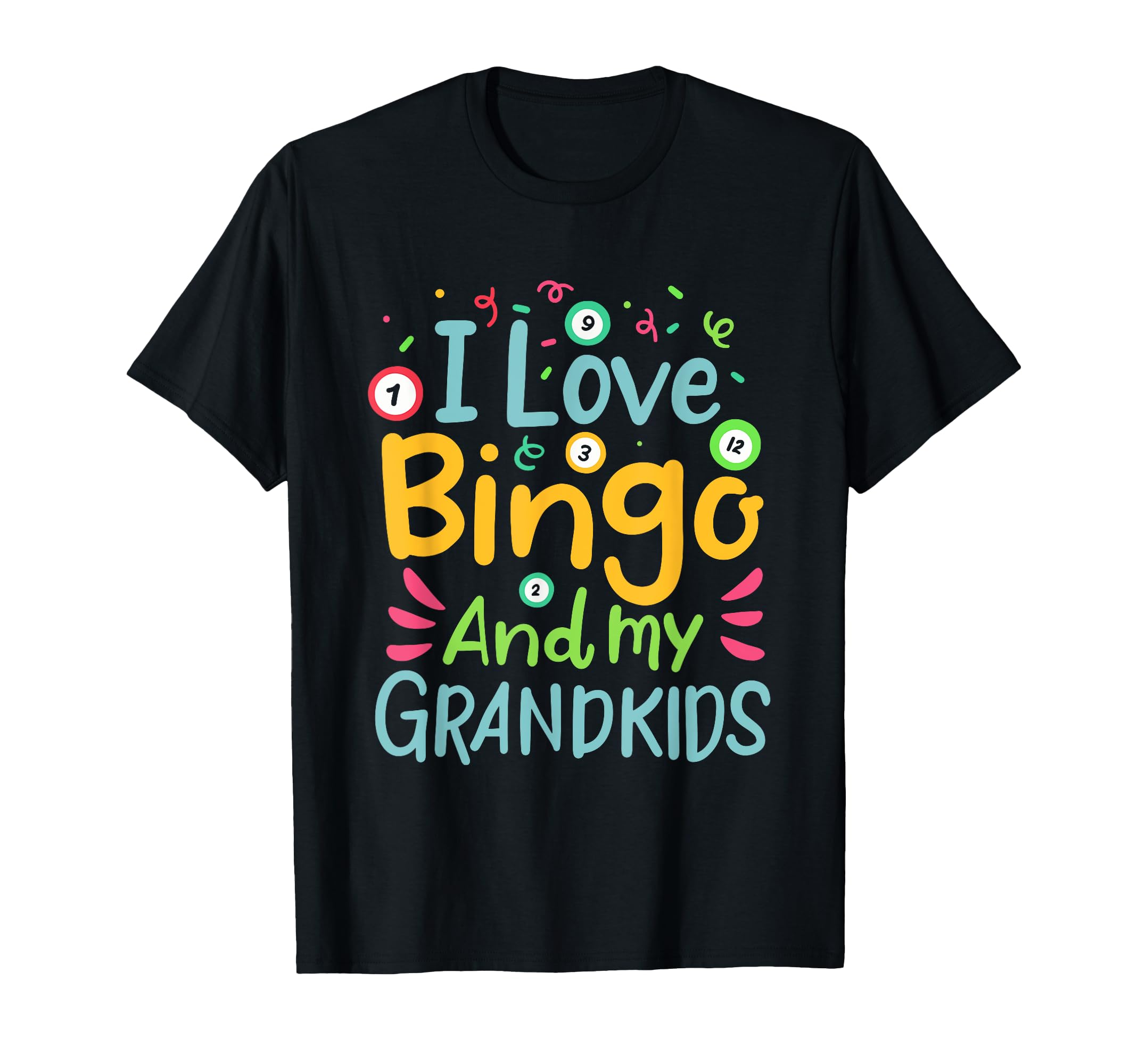 bingo grandma or grandpa gift Bingo and my grandkids T-Shirt
