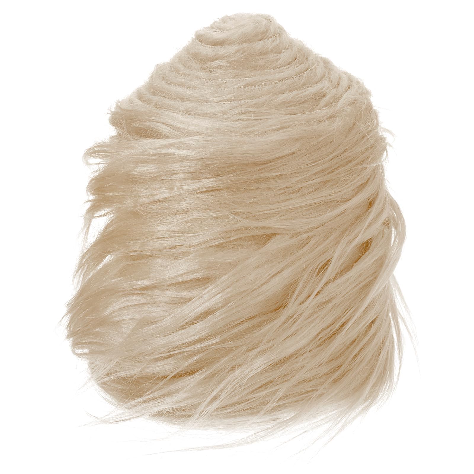 PATIKIL Plush Faux Fur Fabric Precut Strips, 59" x 4" Fluffy Faux Fur Ribbon for DIY Crafts Christmas Halloween Gnome Beard, Khaki