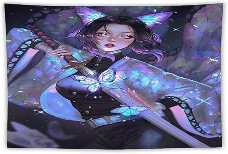 Amazon Co Jp 鬼滅の刃タペストリーアニメ インテリア おしゃれ壁掛け 部屋 ファブリック装飾品 個性ギフト 部屋 壁アート 誕生日プレゼント おしゃれ アニメ 萌え かわいい多機能 グッズ ホーム キッチン