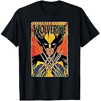 Amazon.com: Marvel X-Men Wolverine Side Profile Logo T-Shirt
