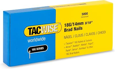 Tacwise 1724 Galvanised 18G Brad Nails 14mm Pack 5000