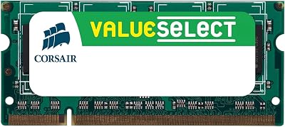 Corsair 8GB SODIMM DDR3 1333MHz C9 Laptop Memory Kit (2x4GB) Black