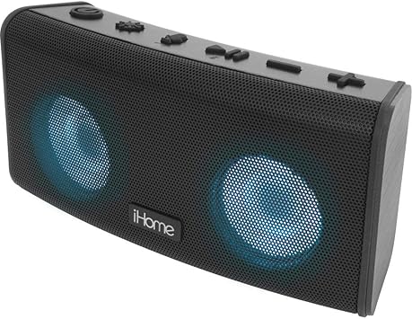 ihome bluetooth waterproof rechargeable stereo speaker