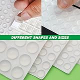 SenZee Clear Rubber Bumper Pads 202 Pcs Self Adhesive Cabinet Door Stoppers view 4