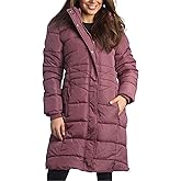 Reebok Womens Maxi Puffer Jacket - Long Length Parka - Heavyweight Wind & Water Resistant Insulated Winter Jackets for Women