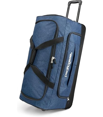 Amazon.com | Samsonite Ripstop Wheeled Rolling Duffel Bag, Blue