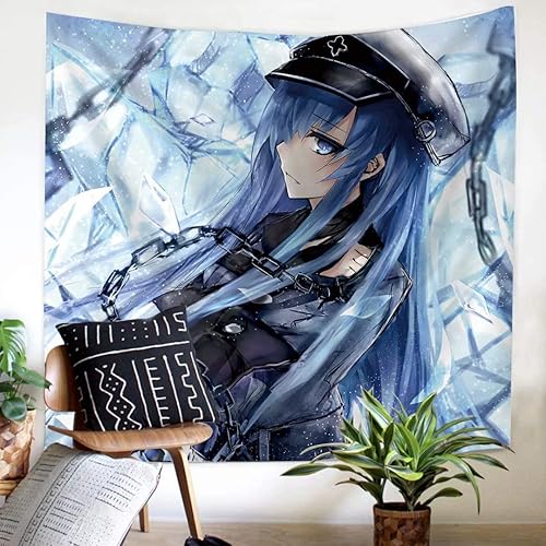 FJMM Anime Tapestry Wall Hanging Home Decor 3D Printing Barrier Curtains 60"x82"