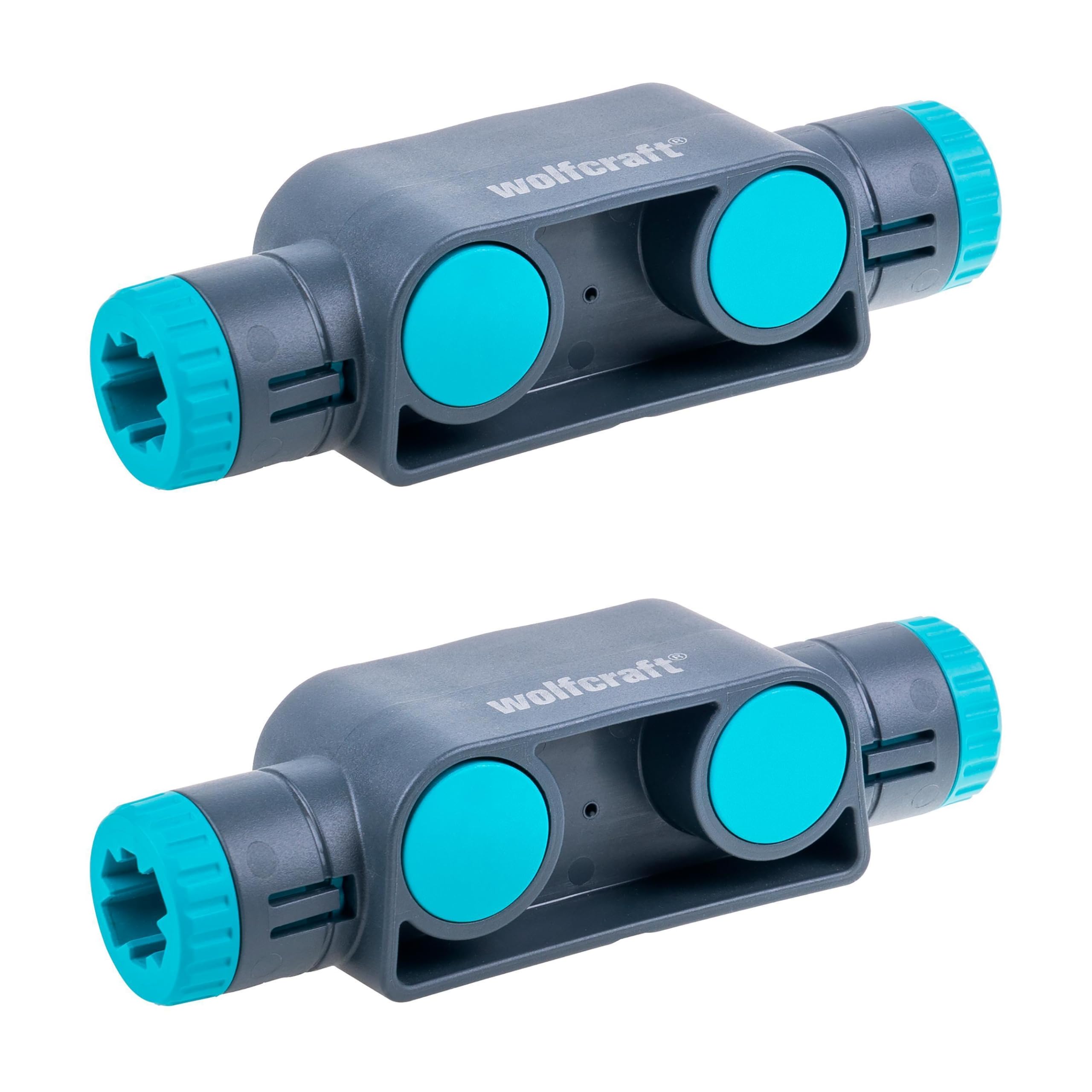 wolfcraft 2 One-Hand Clamp Connectors I 8664060 I for Combining one-Hand Clamps