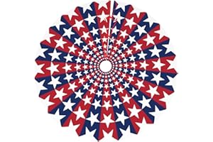 DORKEIXIA American Flag Stars Stripes 36 Inch Christmas Tree Skirt Round Winter Snow Suitable for Christmas Xmas Halloween Holiday Party Decor Decoration Occasion