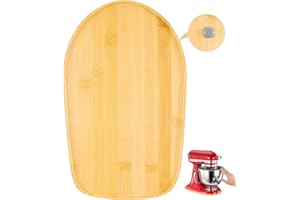BAKEWAY Mixer Mat Slider for KitchenAid 4.5-5 Qt Tilt Head Stand Mixer - Bamboo Kitchen Appliance Sliding Tray Mixer Mover Slider Board Compatible with Kitchen aid 4.5-5 Qt Stand Mixer, KitchenAid Artisan