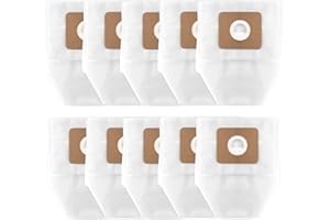 GUDOTRA 10 Pack Replacement VACBP6 HEPA Filter Bags for Atrix Ergo 8 Quart Backpack Vacuum, Replace Part VACBP1 VACBP36V VACBPAI