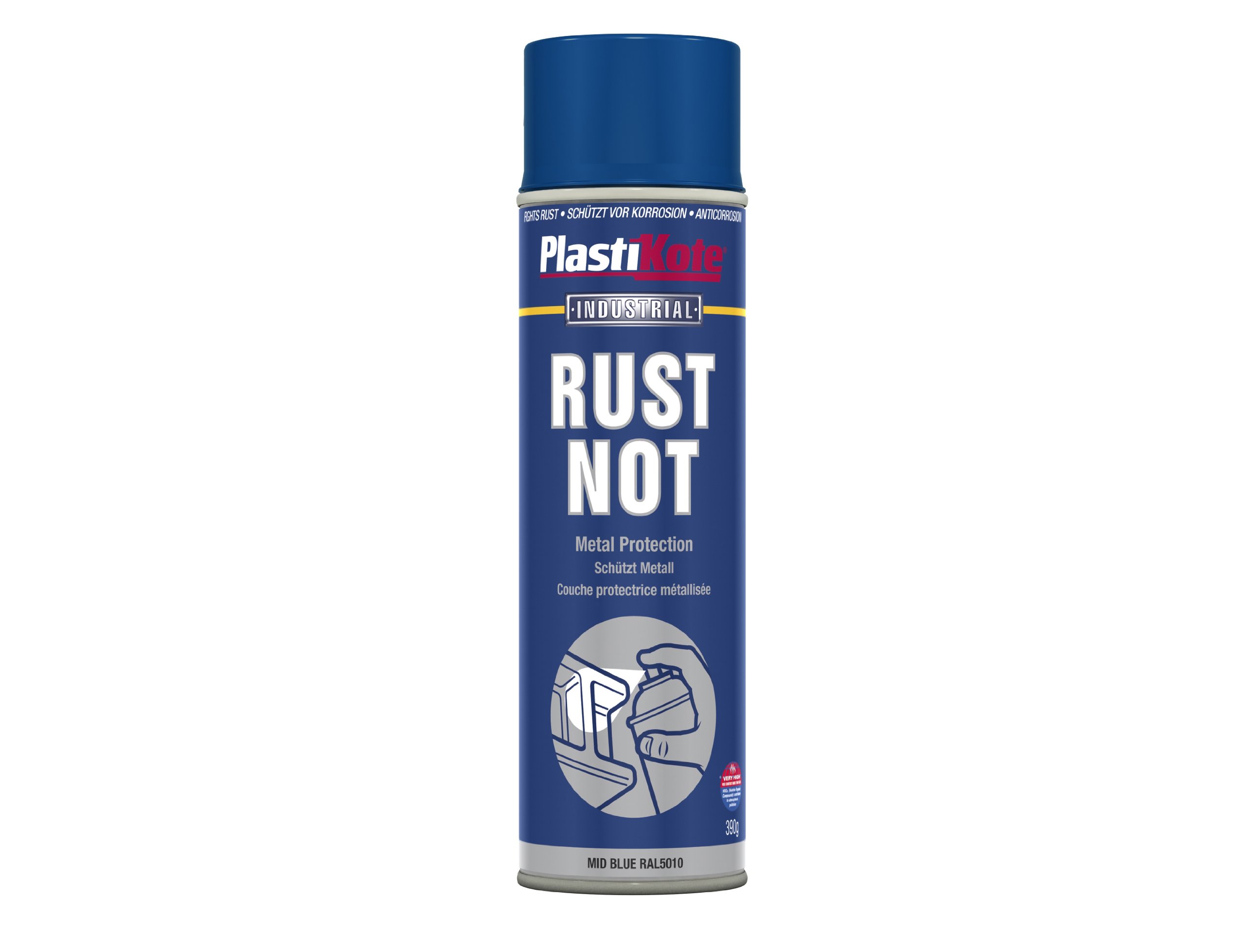 Plasti-kote 787 RAL5010 500ml Rust Not Matt - Midnight Blue