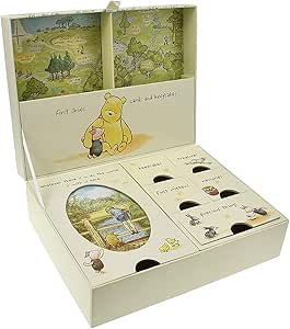 Disney Clásico Pooh Recuerdos Bebé Caja con Compartimentos Nuevo (DI167)