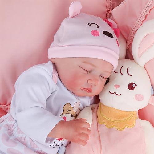 Kaydora Reborn Baby Dolls Girl 22 Inch Soft Cloth Body Newborn