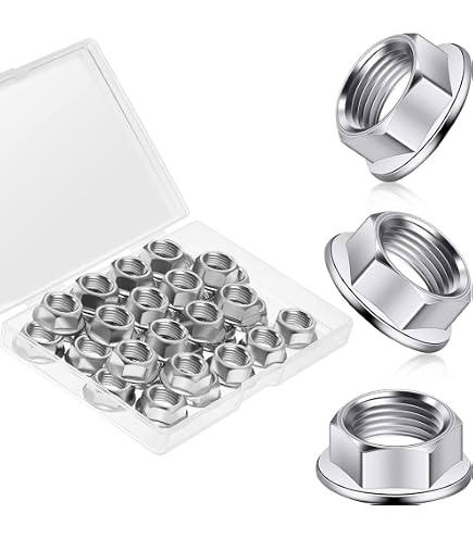 Bolt MC Hardware Hex Head Flange Fuji Style Metal Locking Nuts M10