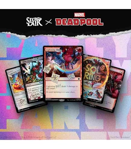 Amazon.com: Magic the Gathering Secret Lair x Marvel's Deadpool