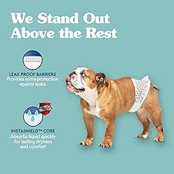 Simple Solution Disposable Dog Diapers Wraps for