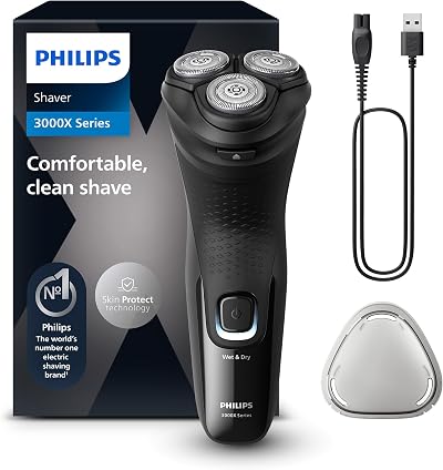 Philips Shaver Series 3000X Electric Shaver Wet Dry SkinProtect X3001/00