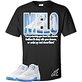 Shirt to Match 12 MELO/University Blue, Sneaker Graphic Tee, Best Gift, Birthday, Mens Clothing