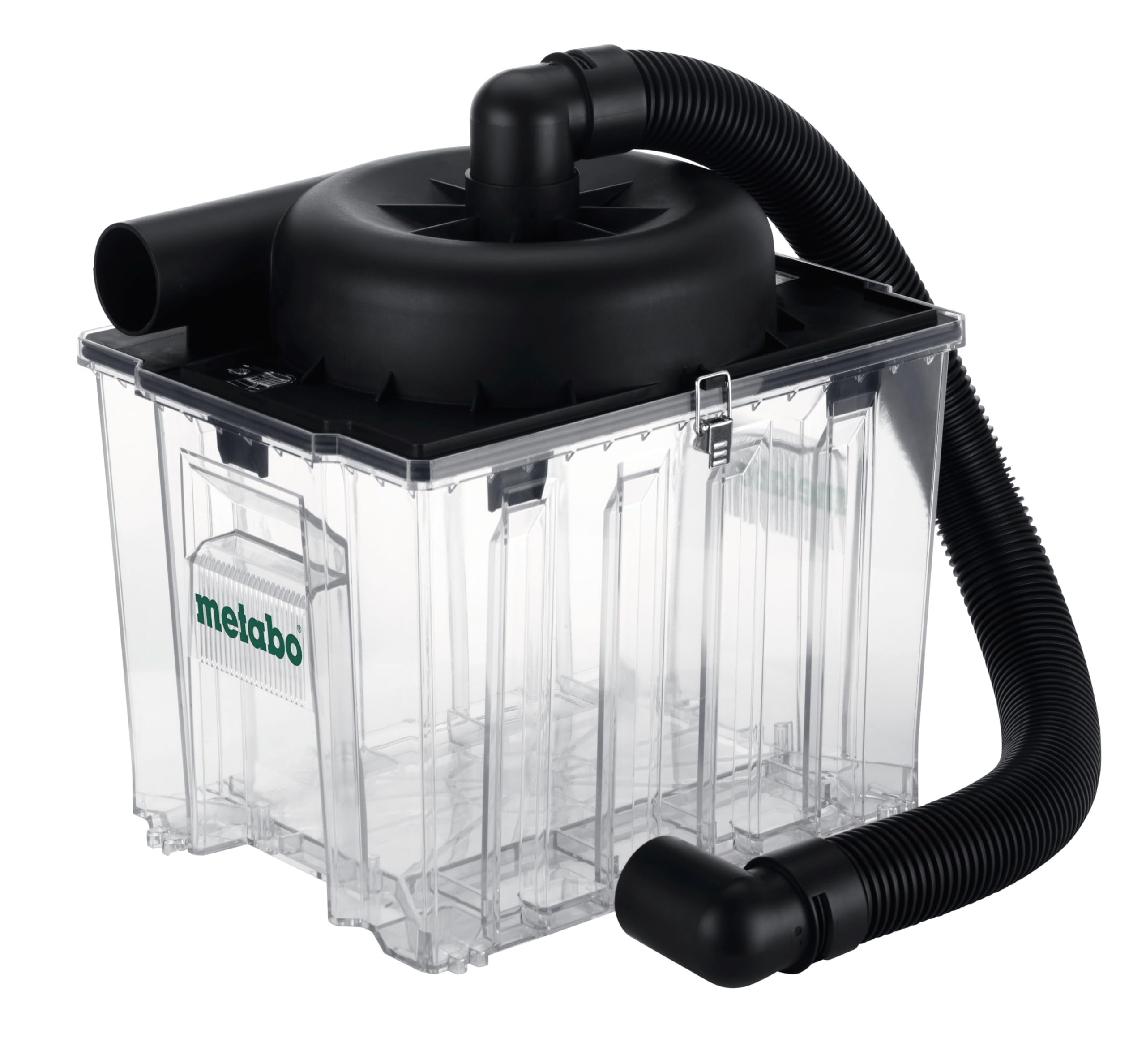 metabo Vorabscheider für Allessauger mit Zyklon-Technologie - 99% Abscheidegrad für Staub, Schmutz und Flüssigkeiten - Transparenter 25L Behälter, metaBOX-System, einfache Entleerung