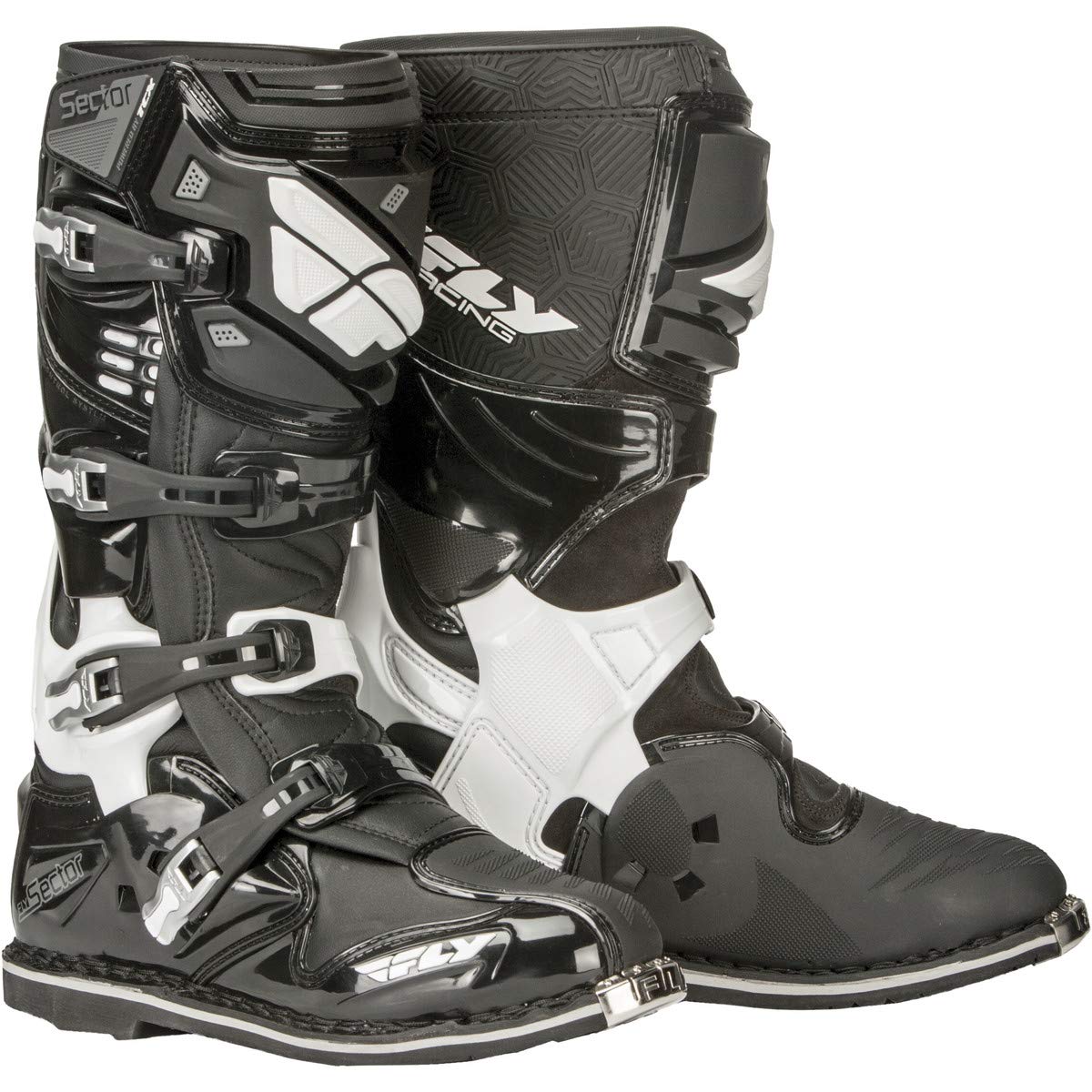 Fly Racing UnisexAdult Sector Boots (Black, Size 13