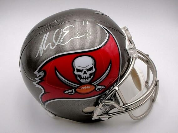 mike evans signed helmet