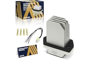 AISIN BMRN-00332 HVAC Heater Blower Motor Resistor - Compatible with Nissan Rogue 2008-2017, Sentra 2007-2012, Pathfinder 199