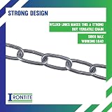 IRONTITE 3mm Galvanised Metal Chain Link - 1M-30M Long, Heavy Duty Security view 5